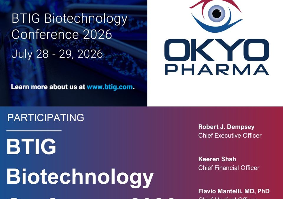 OKYO Pharma to Participate in the BTIG Biotechnology Conference 2026